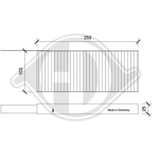 272771205R INNENRAUMFILTER  RENAULT Latitude 07.2010->> DCI0225S