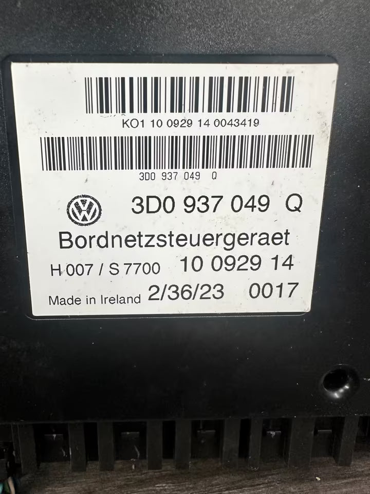 3D0937049Q Bordnetzsteuergerät VW Phaeton 3D