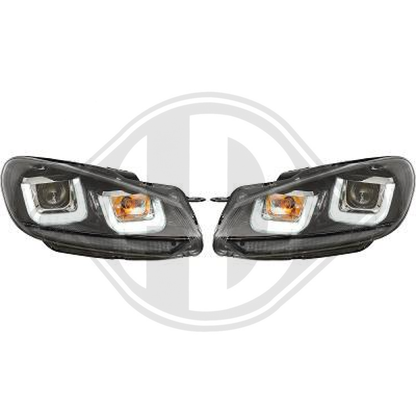 nan DESIGNSCHEINWF.SET GOLF 6, 08-12     KLARGL./SCHWARZ, 2215985