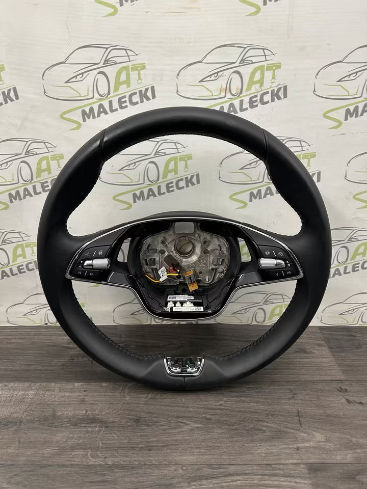 5E3959542H Lederlenkrad Multifunktion Skoda Octavia Karoq Kodiaq