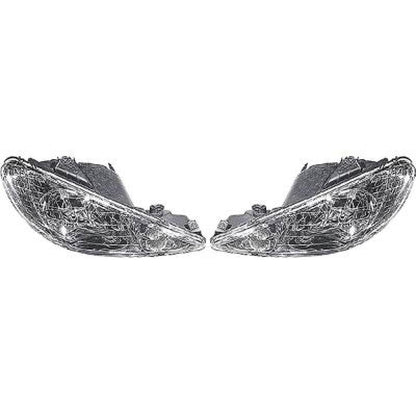 DESIGNSCHEINWERF.SET  206, 02-06     KLARGLAS/SCHWARZ 4225181