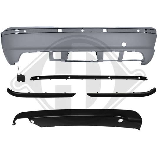 DESIGNSTOßSTANGE HINT.E46, 98-05    LIMOUSINE MIT PDC 1215555