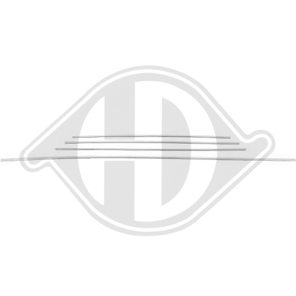 7452HE LEISTEN SET VORN    P 307, 05-07           CHROMOPTIK 4234144