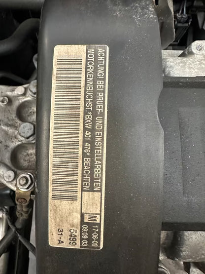 BXW Motor 1,4 Benzin Motor 109000km Neue Zahnriemen Top