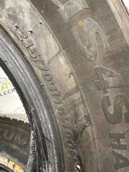 215 70 R16 100H SUV Allwetterreifen 4 Stück 7mm Dot 4824