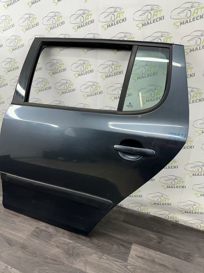 Türe Tür Hinten Links Skoda Fabia 5J Modell Farbe 9153 Grau