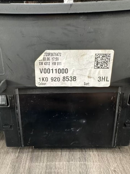 1K0920853B Speedometer instrument cluster VW Golf V 5 1K 5M Diesel 155000