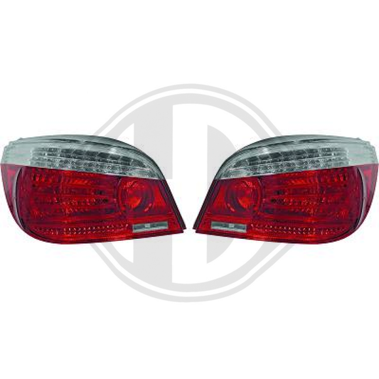 nan DESIGNRÜCKLEUCHT.SET  E60, 03-07            ROT-CHROM 1224995