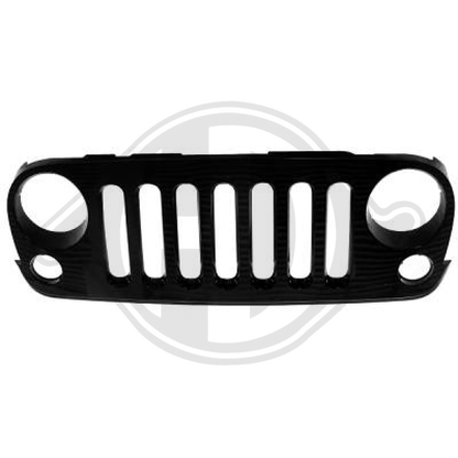 K1GR22DX8AC FRONTGRiLL       WRANGLER, für 07-17     SCHWARZ/GLÄNZEND 2676040