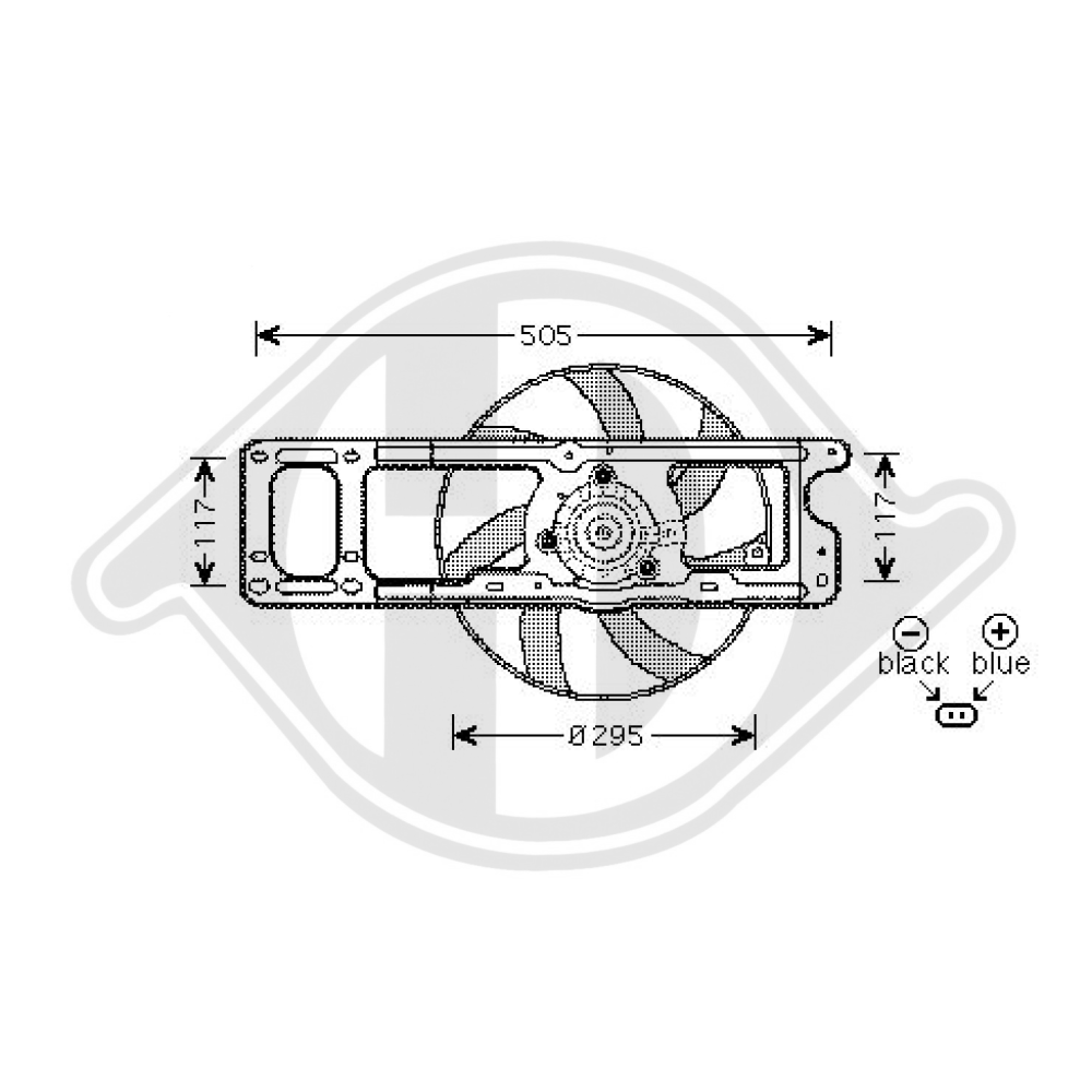 7701043975 LÜFTER LÜFTER  RENAULT DCL1184