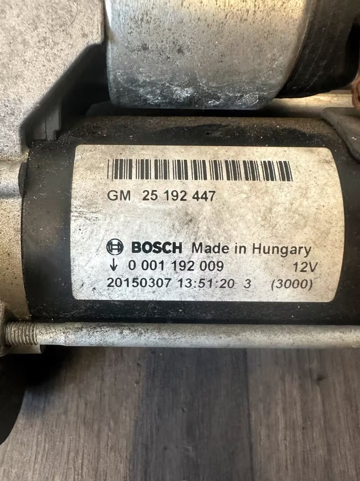 25192447 Anlasser für Opel Tigra Zafira Corsa Modelle