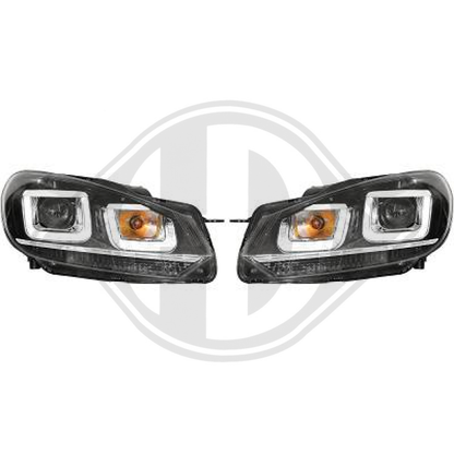 nan DESIGNSCHEINWF.SET GOLF 6, 08-12     KLARGL./SCHWARZ, 2215984