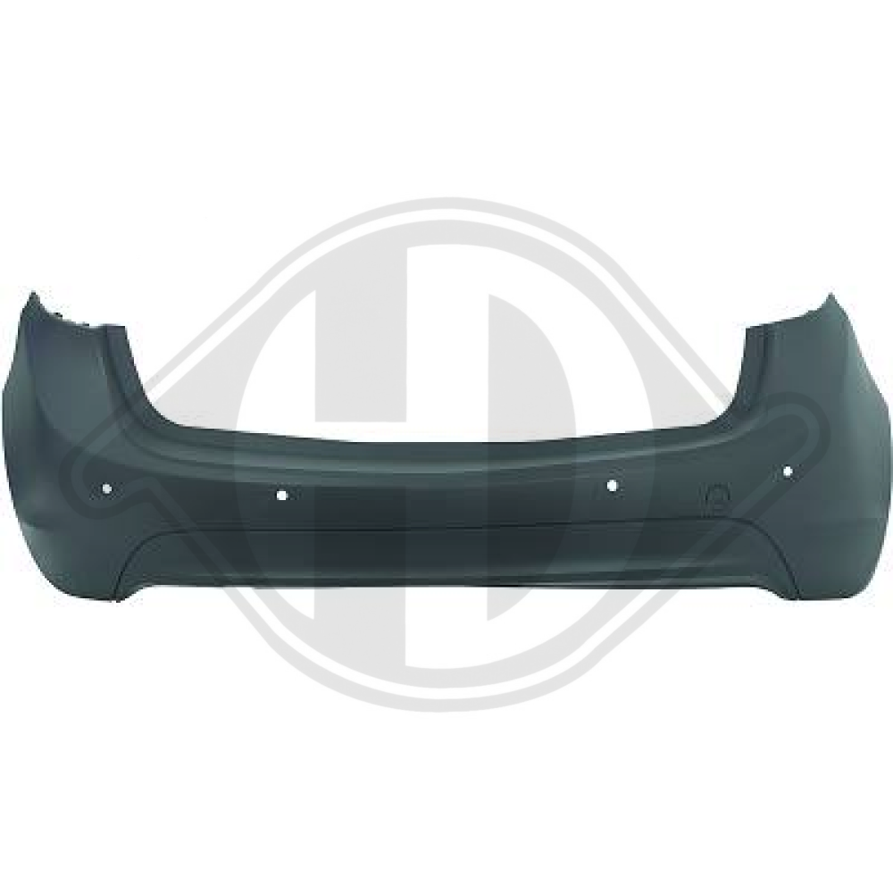 13432475 STOßFÄNGER HINTEN  MERIVA, 14->>           GRUNDIERT; 1876156