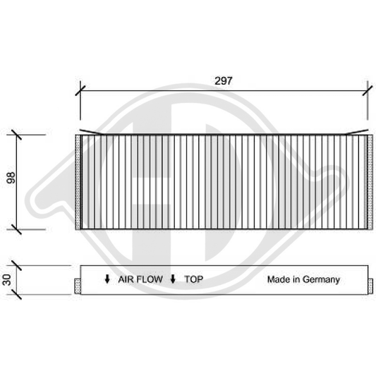 4F0819439 INNENRAUMFILTER  AUDI A6/R8 DCI0120S