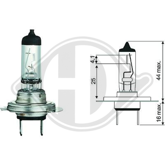 14145090 H7 12V 55W PX26d H7 Glühlampe LID10019