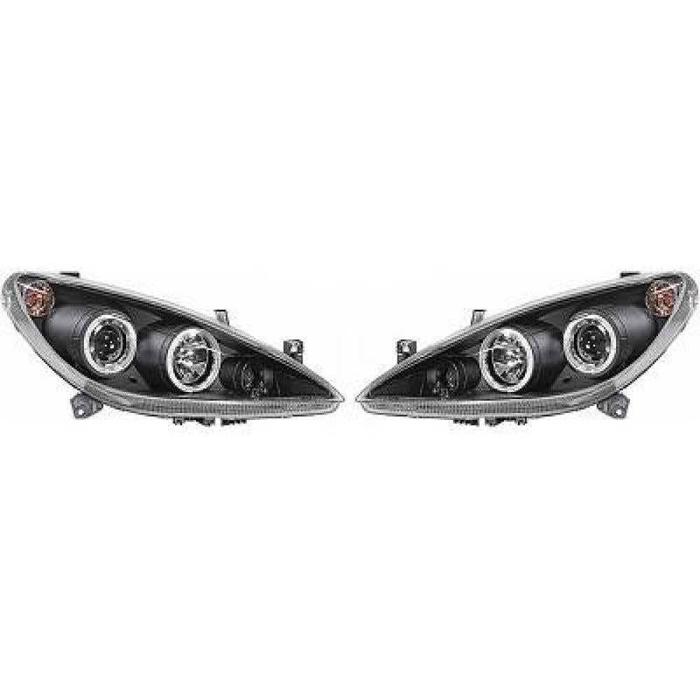 DESIGNSCHEINWERF. SET 307, 01-05  KLARGL/SCHWARZ+NBL. 4234780