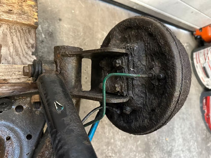 Renault Clio III 3 Hinterachse Achse Hinten ABS Trommel Original