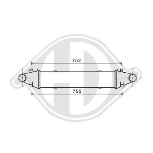 A2045000300 LADELUFTKÜHLER  MERCEDES , C-KLASSE W-204 200/220 CDI DCA1071