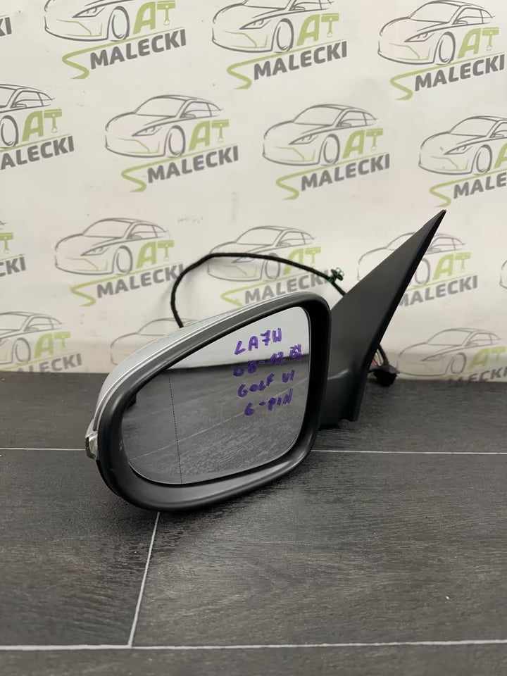 Außenspiegel Spiegel Links Vw Golf VI 6 5K LA7W 08-12 Bj