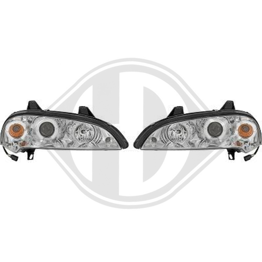 DESIGNSCHEINWF. SET TIGRA, 94-00       KLARGLAS/CHROM 1820280