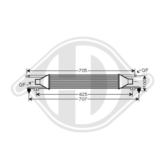 55702194 LADELUFTKÜHLER Opel Corsa D 1,3 CDTI DCA1097
