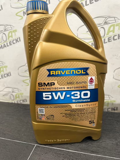 5 Liter Ravenol SMP 5W-30 Synthetic Motoröl BMW Mercedes Vw
