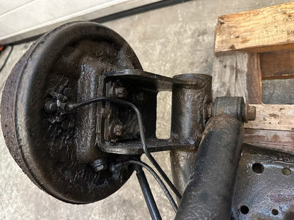 Renault Clio III 3 Hinterachse Achse Hinten ABS Trommel Original