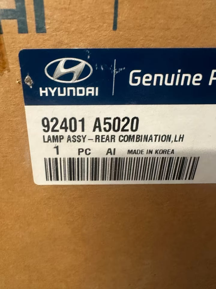92401A5020 Rückleuchte Links Original Neu Hyundai i30