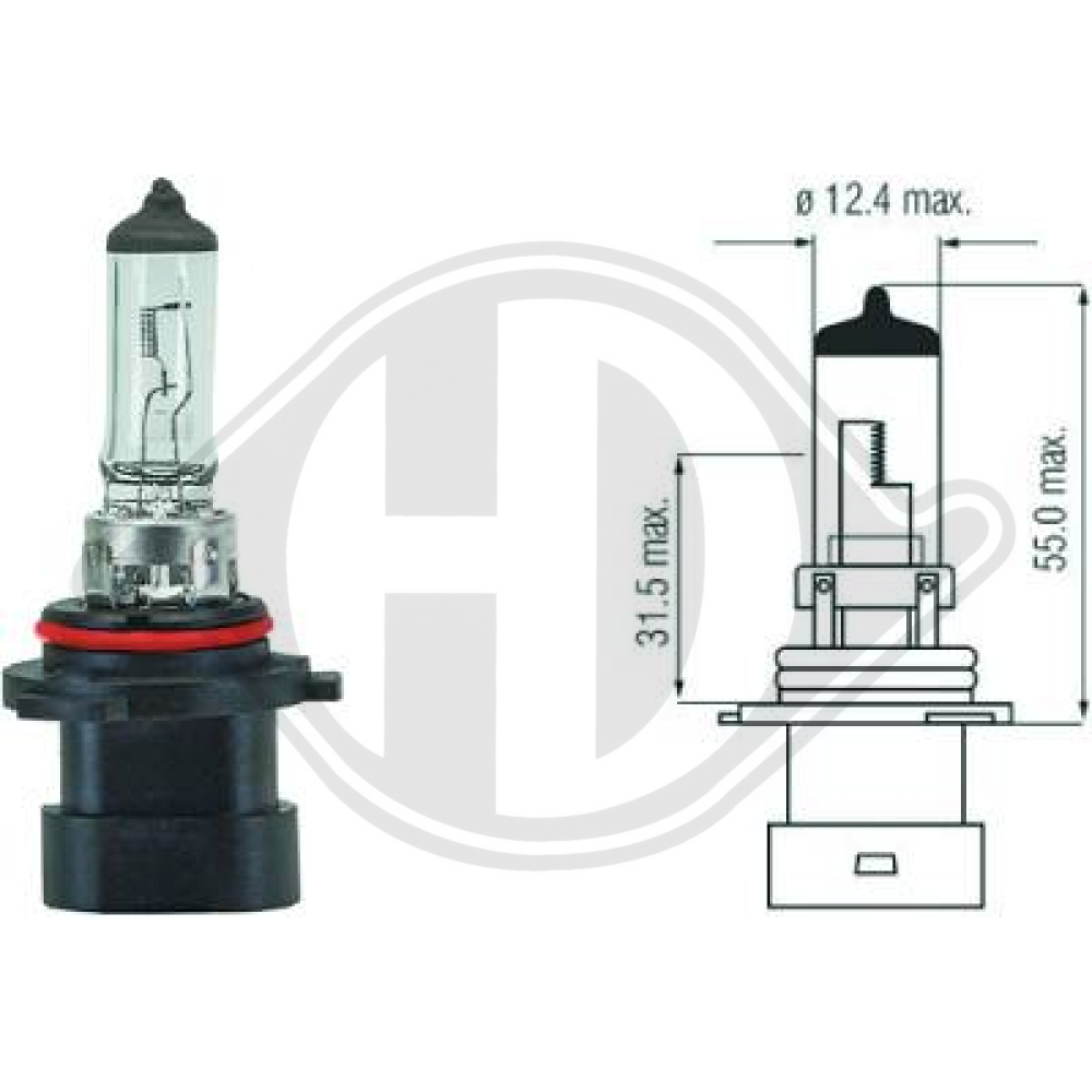 HB4A [9006XS] 12V 51W P22d HB4A Glühlampe    Halogen LID10032