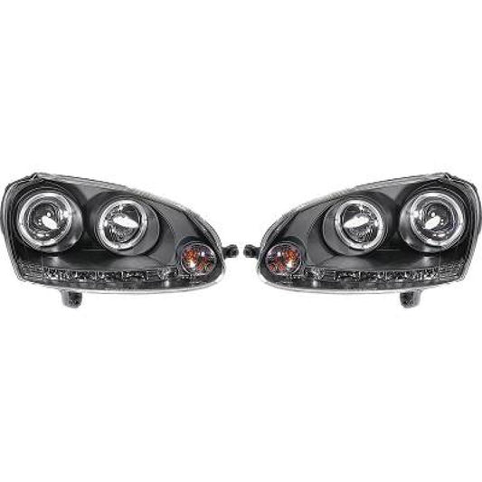 DESIGNSCHEINWF.SET GOLF 5, 03->>     KLARGLAS/SCHWARZ 2214885