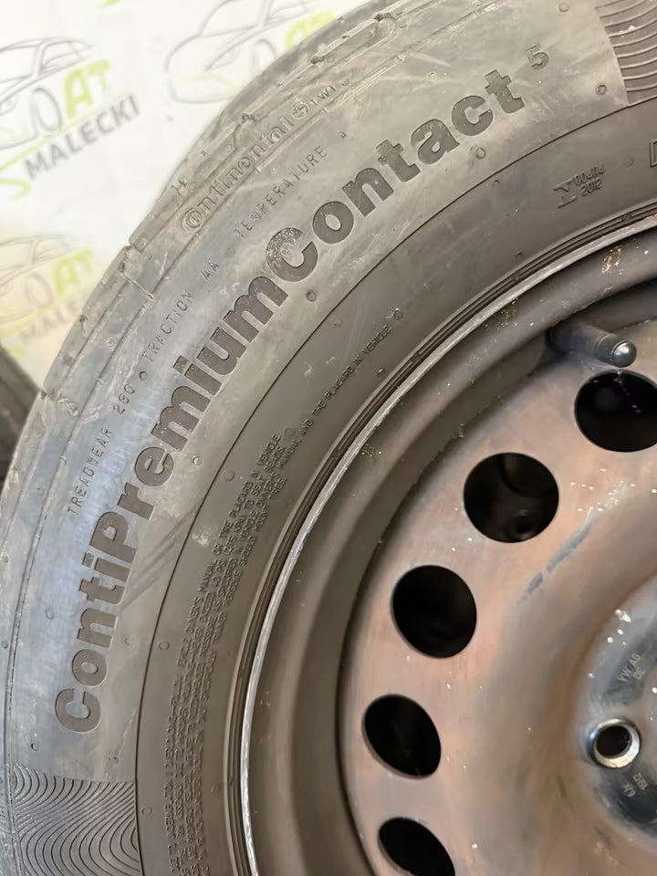 Kompletträder Sommerräder Stahlfelgen 5x112 195/65 R15 conti