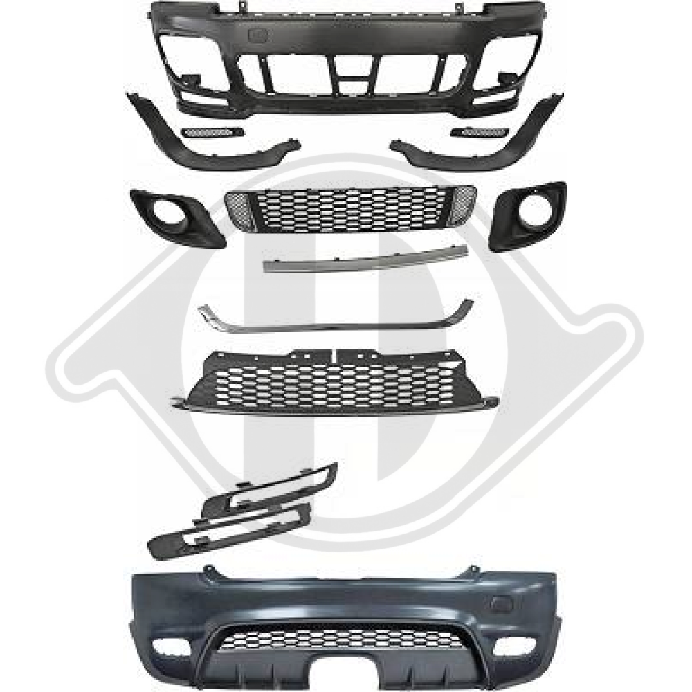 STOßSTANGEN SET  MINI R56, 06-10           SPORTOPTIK 1206550