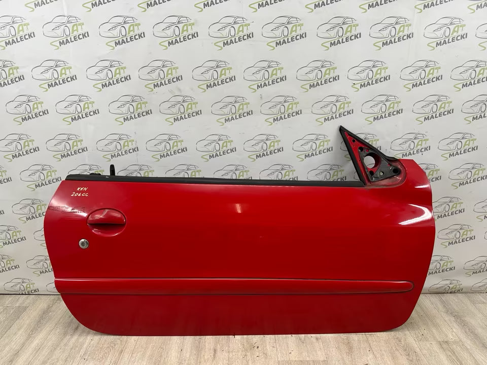 Türe Tür Rechts Peugeot 206 CC Farbe KKN Rot