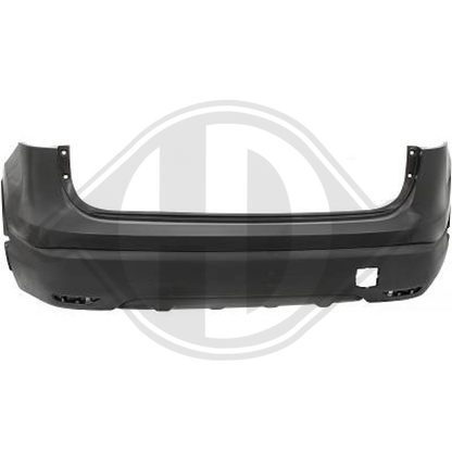 H50224EAMH STOßFÄNGER HI.    QASHQAI, 14-17        LACKIERFÄHIG; 6046855