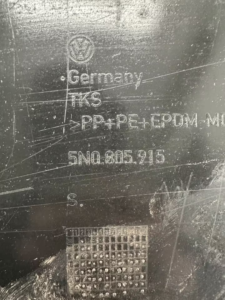 5N0805915 Unterbodenschutz Unterfahrschutz VW Tiguan 5N