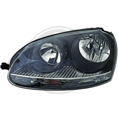 1K6941005T SCHEINWERFER LI.   GOLF 5, 03-08       "GTI" SCHWARZ, 2214283