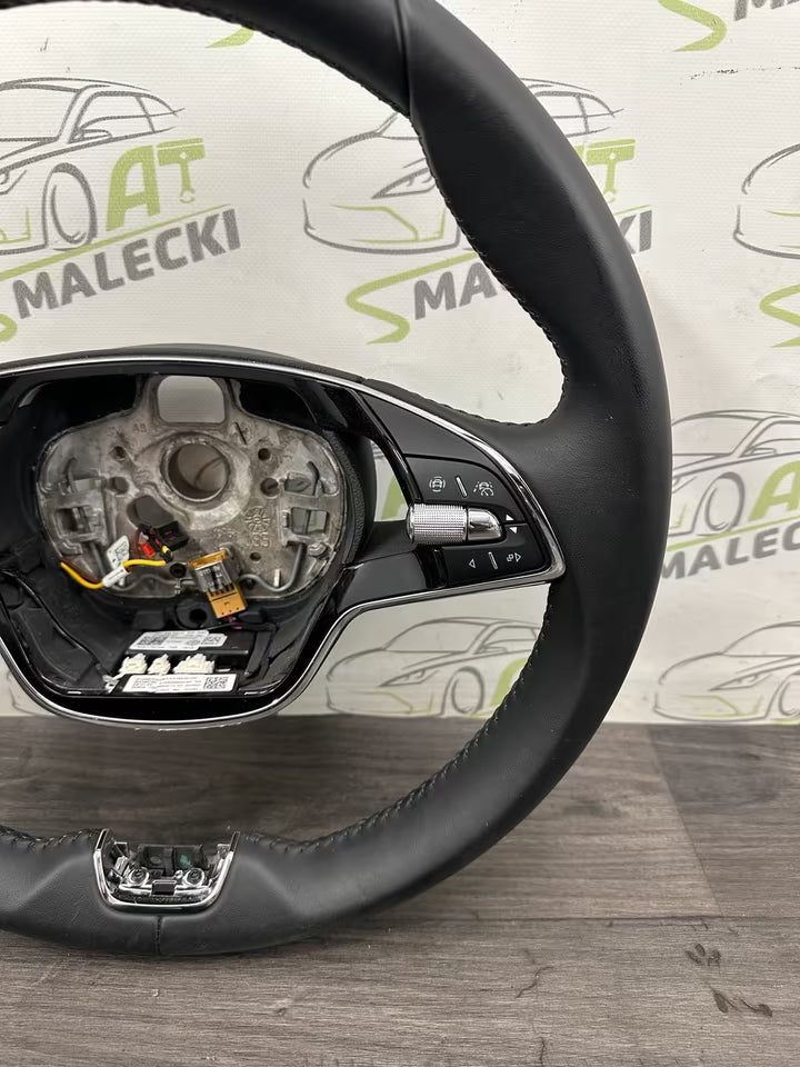 5E3959542H Lederlenkrad Multifunktion Skoda Octavia Karoq Kodiaq