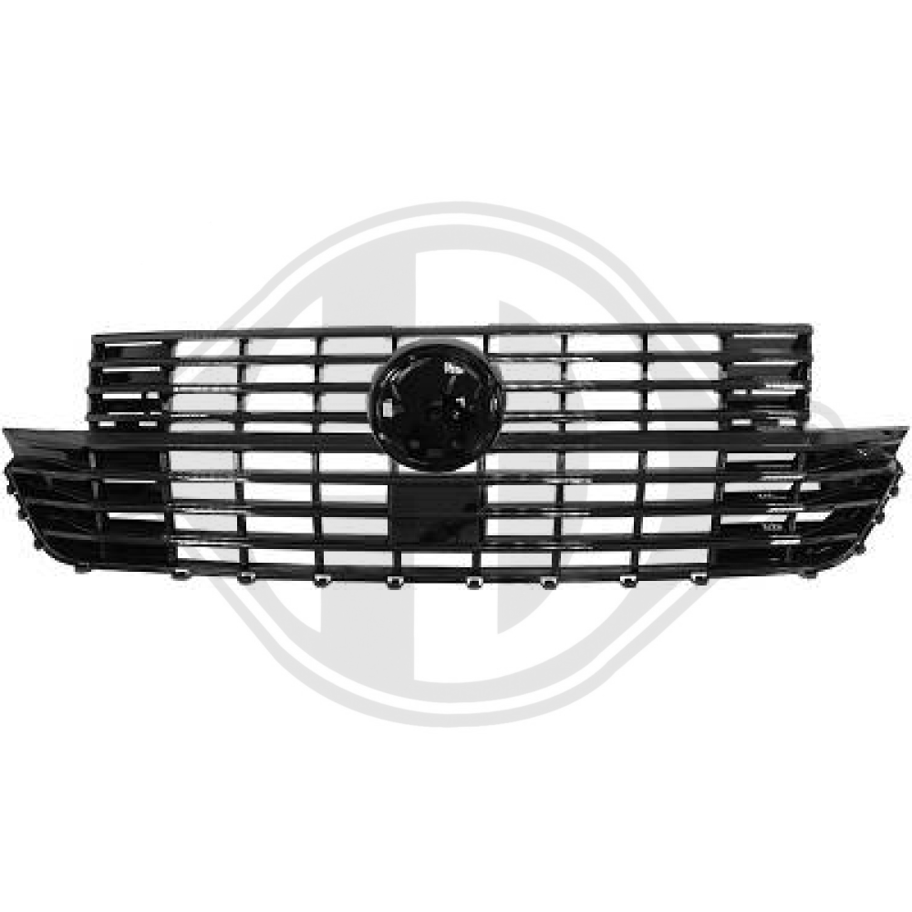 DESIGNGRILL       VW T6.1, 19-24       SCHWARZ GLANZ, 2274142
