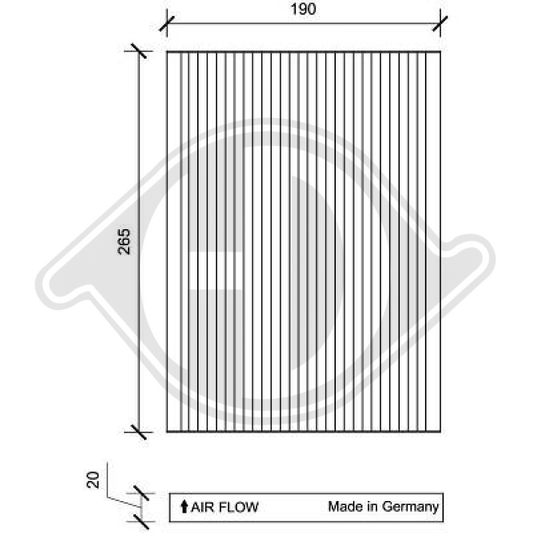 B7277EN00M INNENRAUMFILTER  NISSAN Qashqai/X-Trail DCI1153