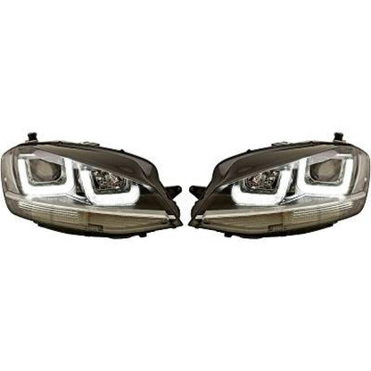 nan DESIGNSCHEINWF.SET GOLF 7, 12-17 SCHWARZ/CHROM LEISTE 2216585