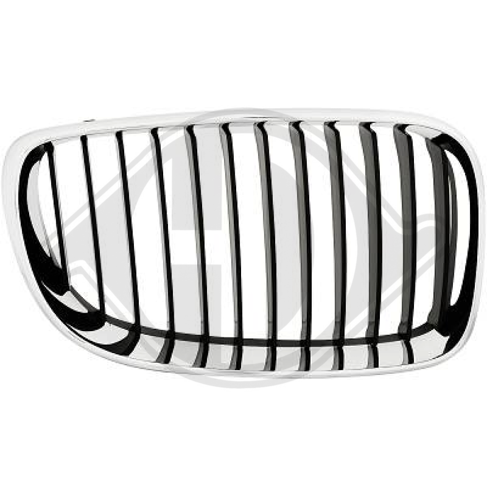 51137166440 GRILL RECHTS      E81/E87, für 07-11       CHROM-SCHWARZ, 1280140