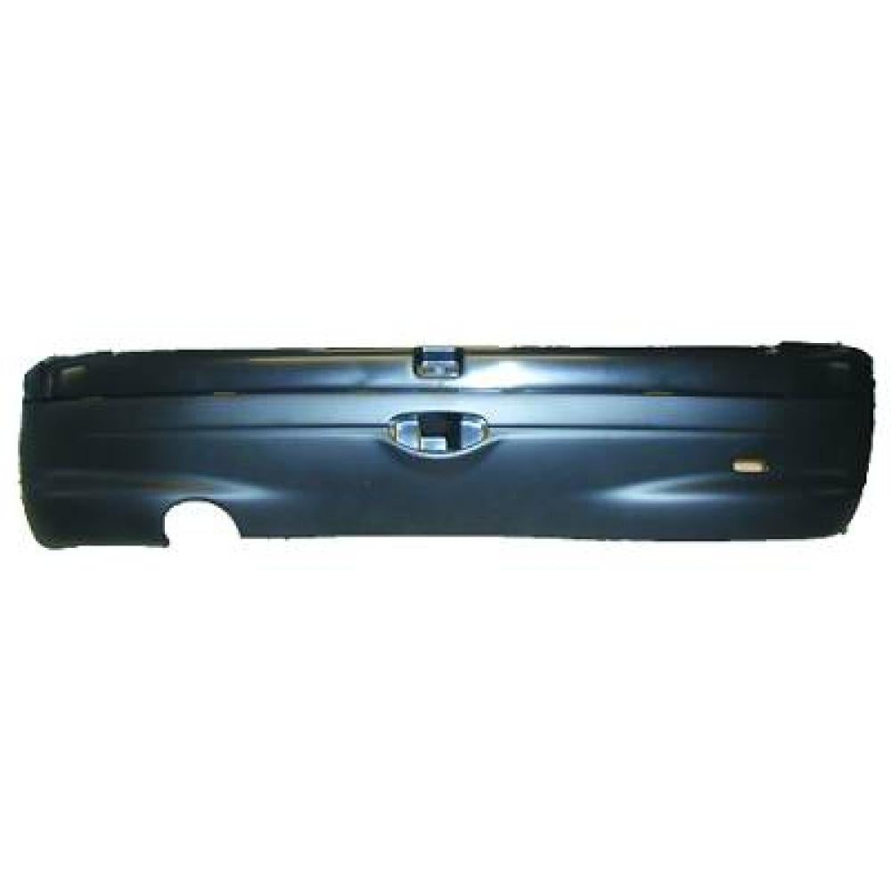 7410L4 Stoßstange hinten für PEUGEOT 206 Schrägheck (2A/C) 98->>              SCHWARZ 4225055