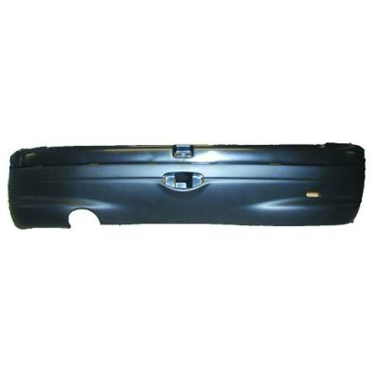 7410L4 Stoßstange hinten für PEUGEOT 206 Schrägheck (2A/C) 98->>              SCHWARZ 4225055