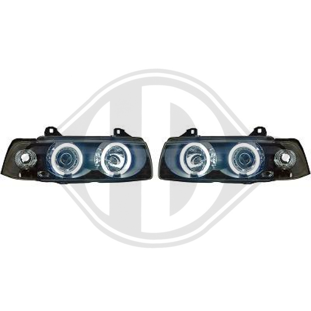 nan SCHEINWERFERSATZ  BMW E36, 92-98        H1+H1 FÜR LWR 1213782