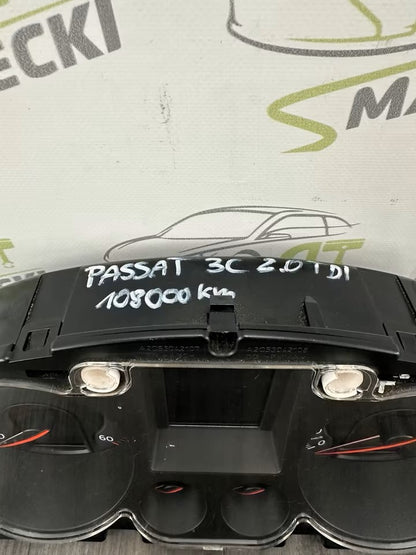 3C0920870A speedometer instrument cluster VW Passat 3C B6 108000