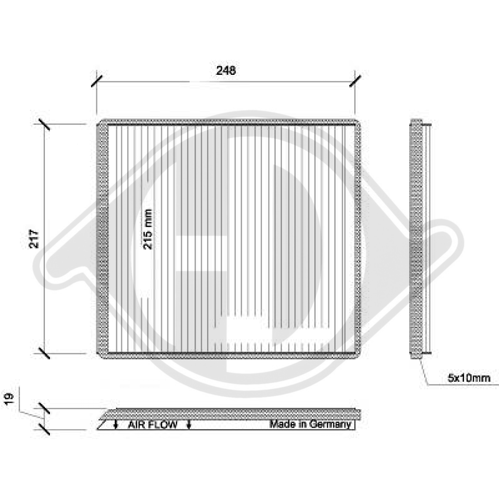 7700845222 INNENRAUMFILTER  RENAULT Megane DCI0031