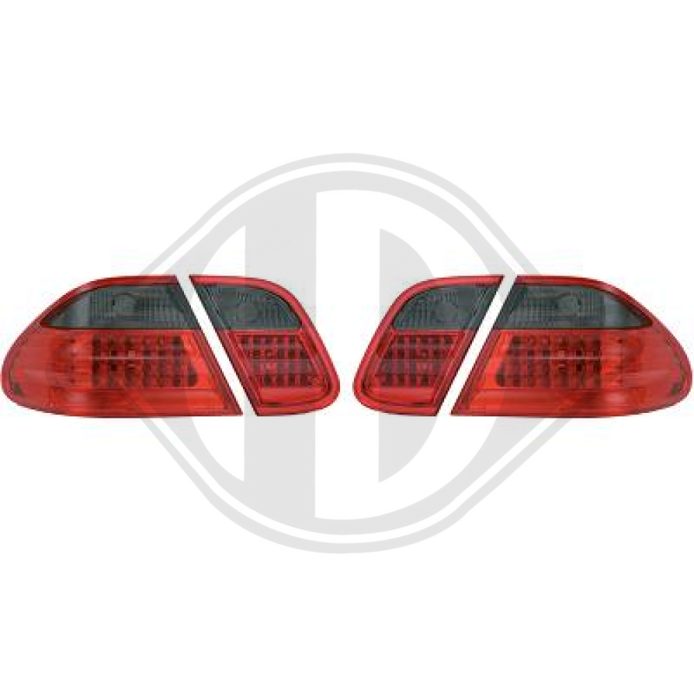 nan LED DESIGNRÜCKLP.SET W208, 97-02         LED 4-TEILIG 1625996