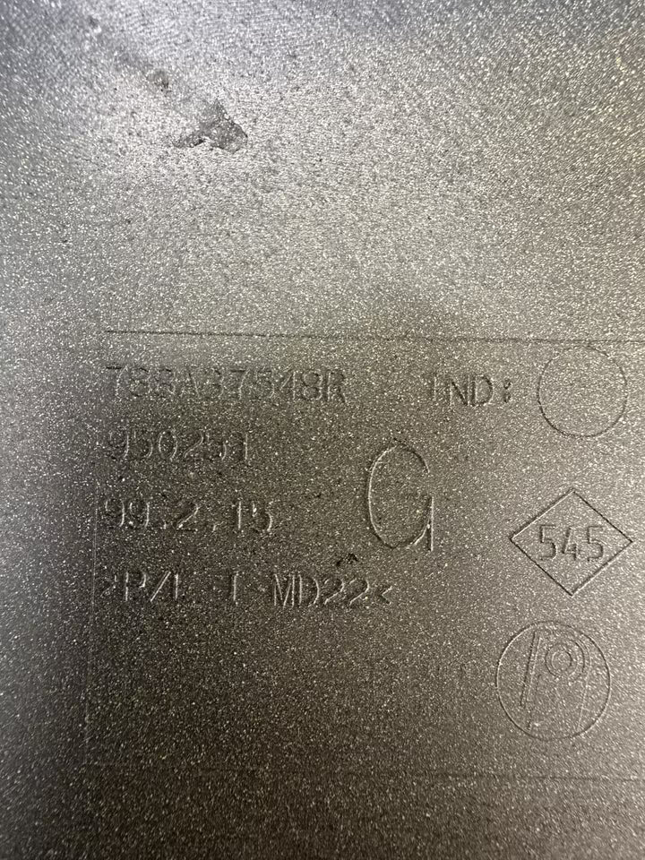 788A37548R Zierleiste Kotflügel Hinten Links Renault Megane RS