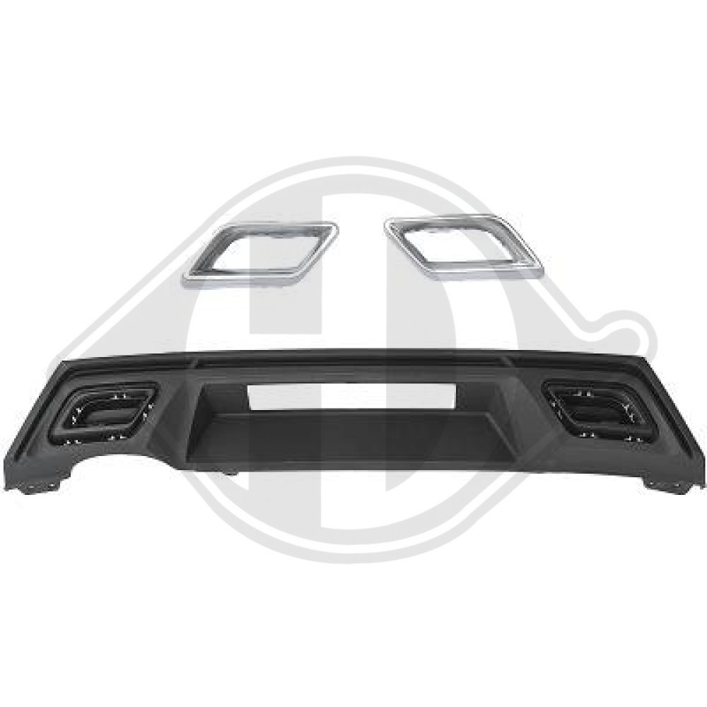 6F0807482D YMS DIFFUSOR HINTEN     IBIZA, 17->>        SCHWARZ MATT, 7428357