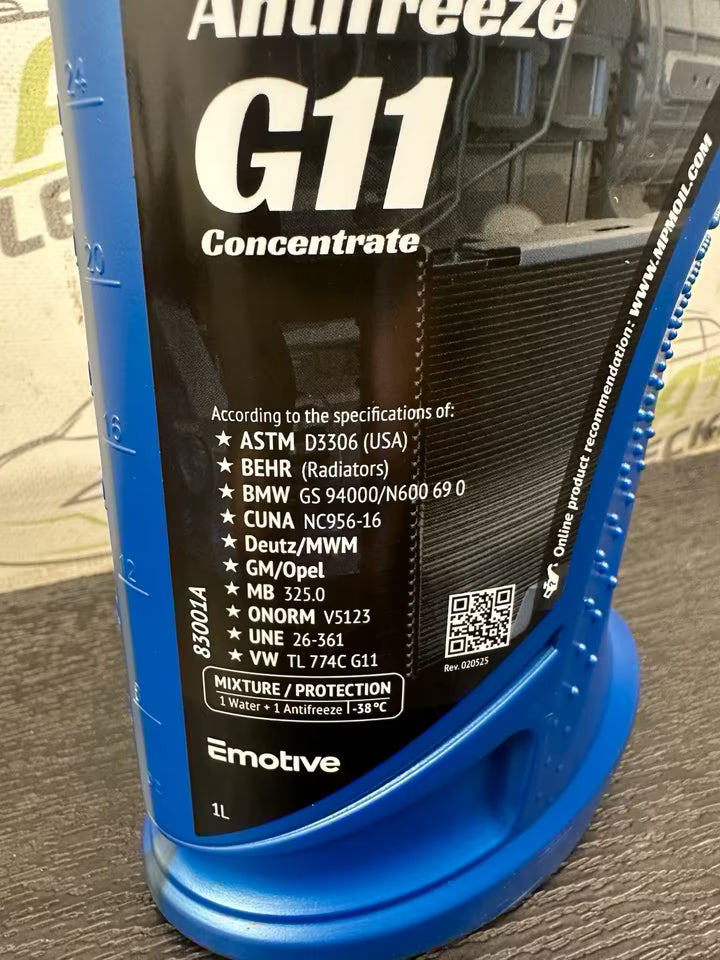 1L MPM Kühlerfrostschutz Konzentrat G11 83001A